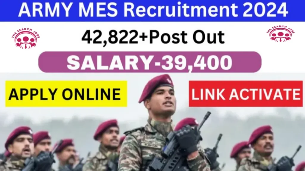 Army MES Recruitment 2024